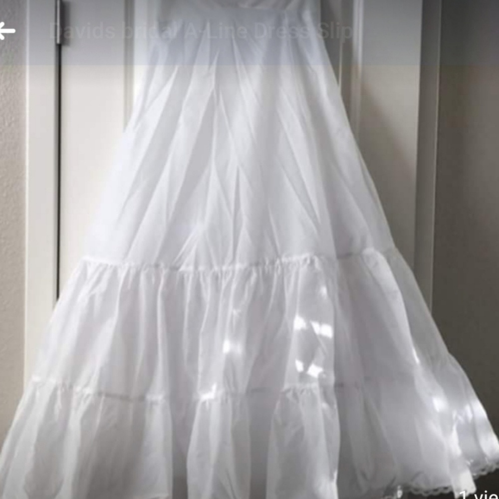 David's Bridal A-line dress slip